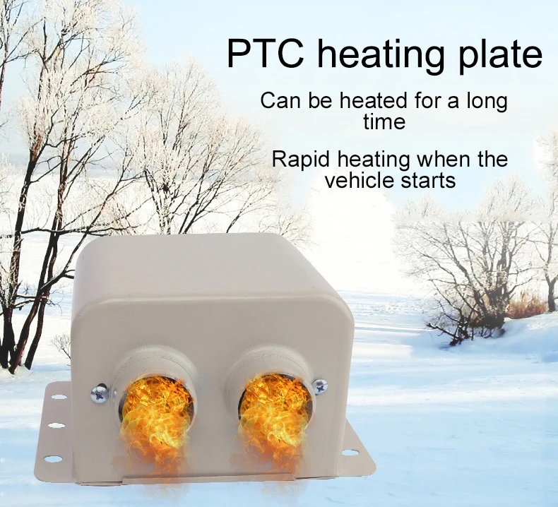 

2in1 Car Heater 24V 800W Air Cooling Heating Fan Windscreen Demister Defroster Winter For RV Camper SUV Bus Trailer Truck Boat