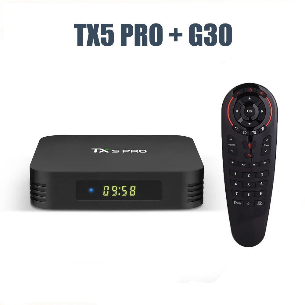 Runsnail Смарт ТВ коробка TX5PRO S905X2 четырехъядерный Android 8,1 ИК обучения дистанционного BT 4,2 2,4G/5G wifi медиаплеер - Цвет: Оранжевый