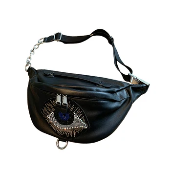 

Oxford Cloth Ladies Chest Bag 2020 Fashion Hot Rhinestone Leisure Trend Single Shoulder Messenger Large Capacity Dumpling Bags