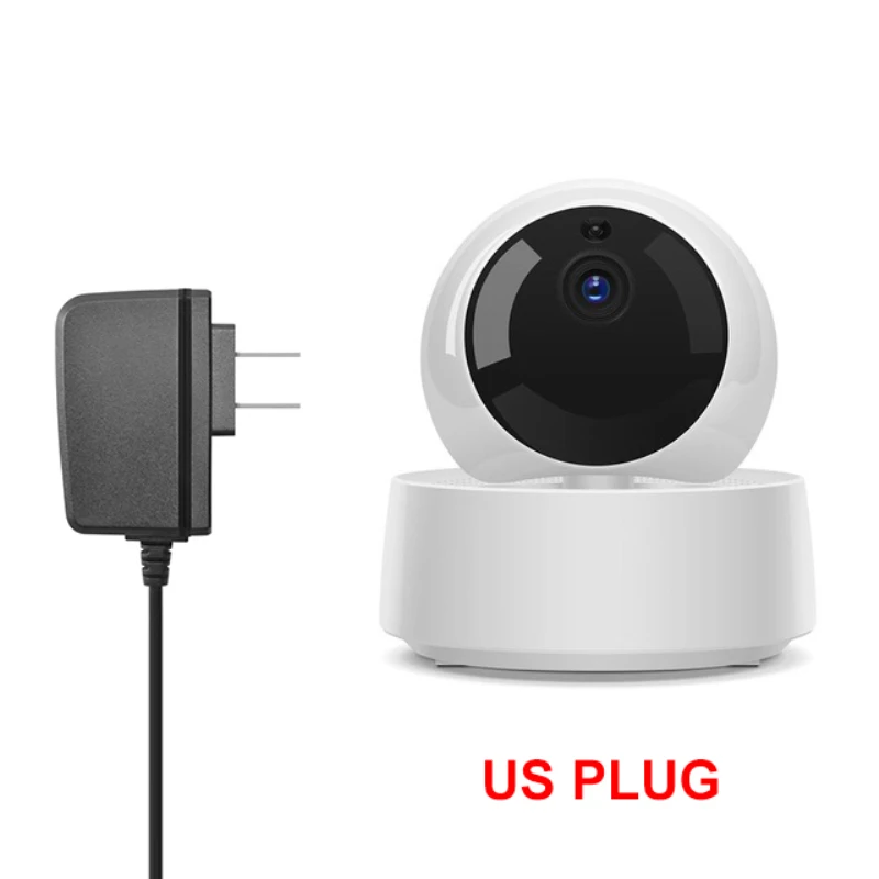 US Plug SONOFF GK-200MP2-B, умный дом, Wifi, мини камера, беспроводная, IP, 1080 P, HD камера, 360 IR, ночное видение, двухстороннее аудио, работа с eWeLink - Комплект: US Plug