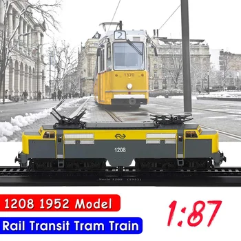 

1:87 HO Car Model Retro Transit Tram 3D Display Model Series 1208(1952) Train Resin Model Collectible Toys