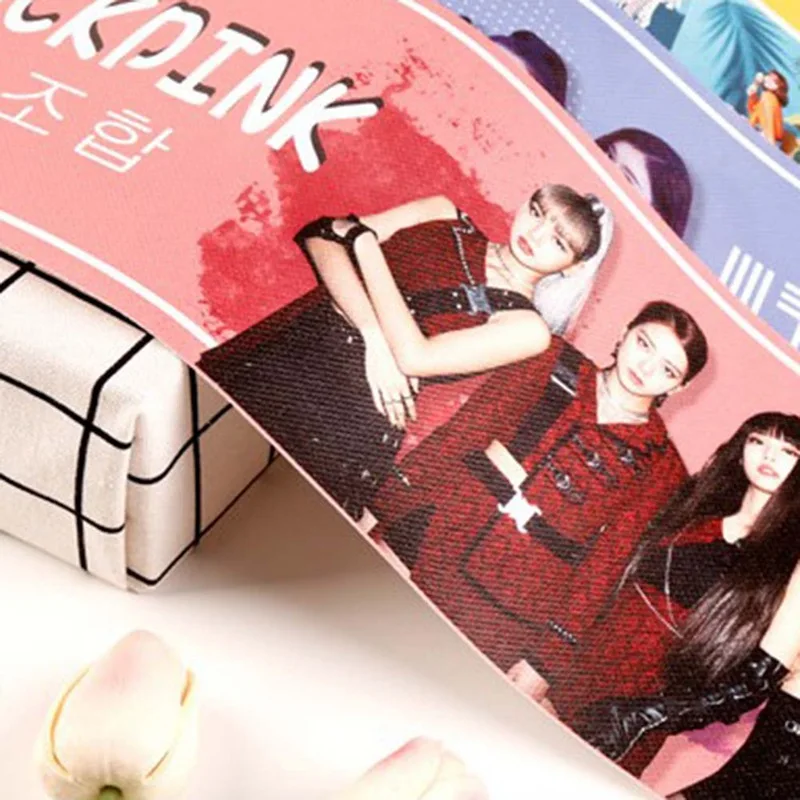 1 шт. Kpop дважды ITZY BLACKPINK TXT Got7 концертная поддержка ручной баннер ткань повесить плакат для поклонников коллекция подарок