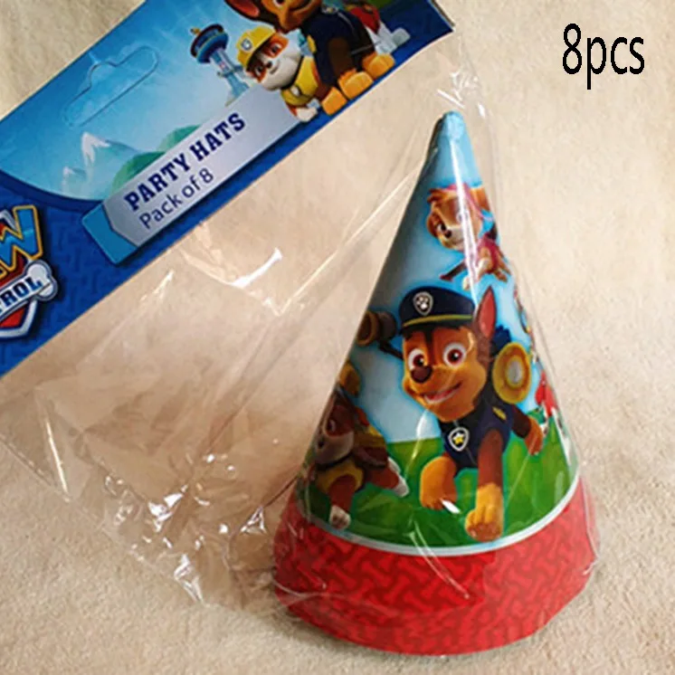 8pcs 24 штуки в комплекте с изображением героев мультфильма «Щенячий патруль», открытки с фруктами, вставные товары для детского дня рождения - Цвет: 8pcs