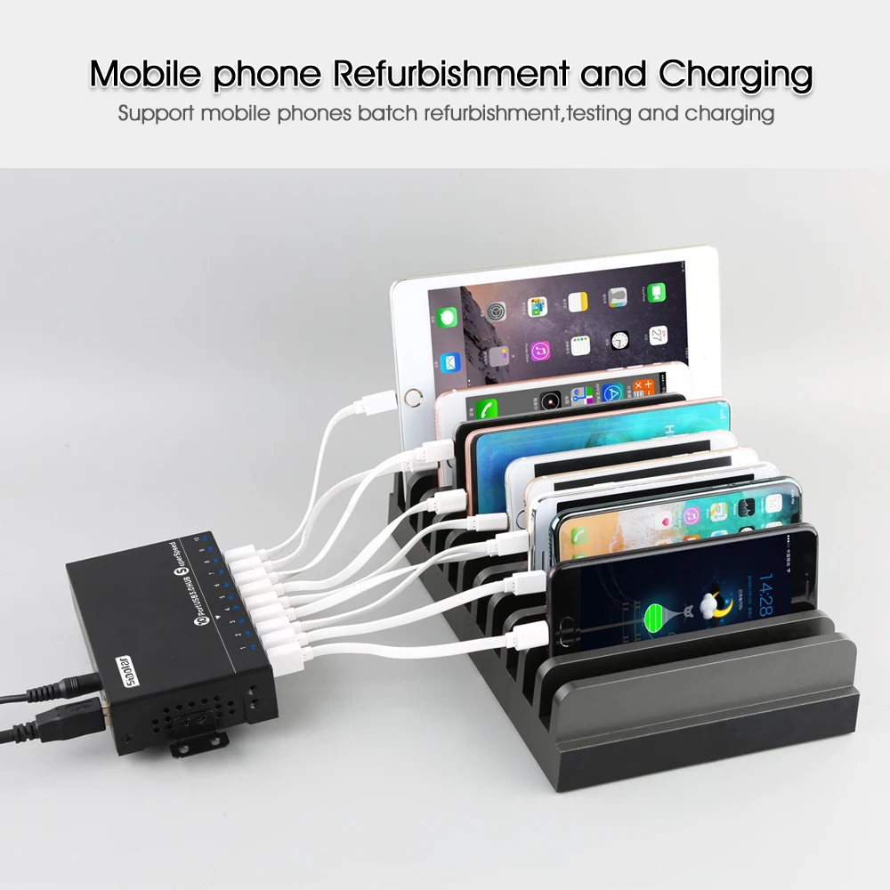 Sipolar A-103 Ultra high Speed 10 port usb 3.0 hub multi charger hub splitter for computer accessory Mobile phone Tablet Miner 2