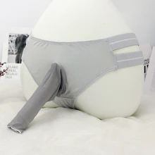 

Transparent Mens Sexy Underwear See Through Panties Sissy Pouch Briefs Sheer G-String Hollow Out Thongs Cut-out Underpants