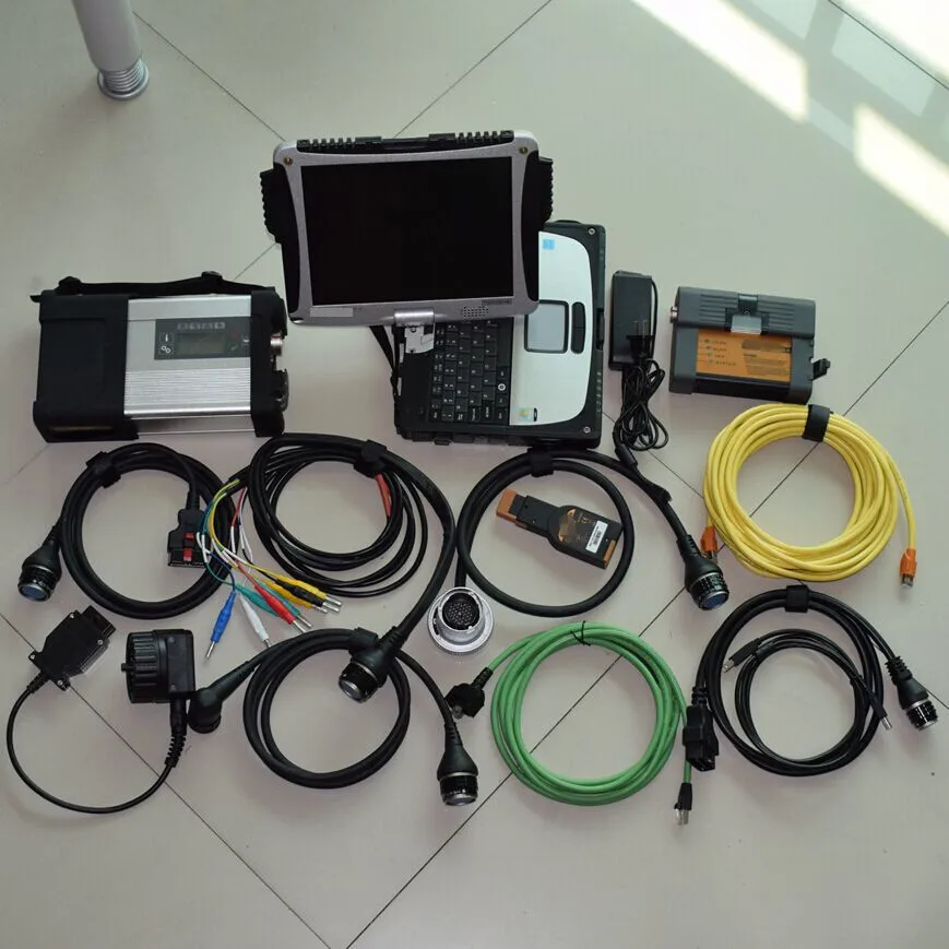  MB Star C5 + para BMW icom a2 B C + 1TB HDD 201912 SD conecta el software C5 y icom a2 con CF-19 or