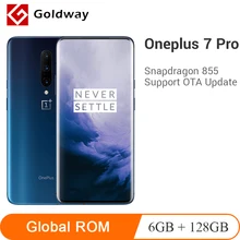 Смартфон Oneplus 7 Pro 6GB 128GB Snapdragon 855 6,6" AMOLED 48MP 30W быстрая зарядка NFC 4000mAh мобильный телефон