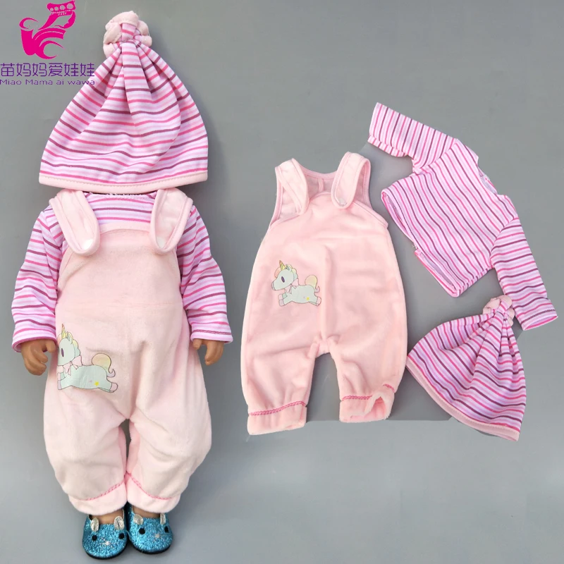 Кукольная одежда для 18 дюймов, кукольный жилет, куртка, рубашка и штаны для 1" 43 см, детские куклы для новорожденных, игрушки, аксессуары, подарки для маленьких девочек - Цвет: b13
