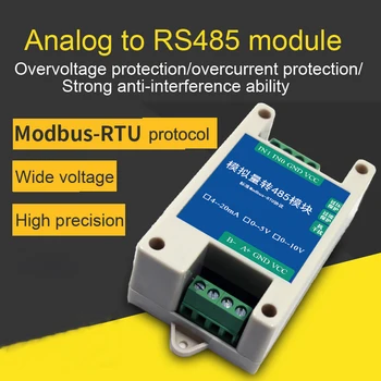 

Analog Quantity Acquisition Input And Output Transfer 485 Module Modbus Secondary Development Pressure Flow Current 4-20MA