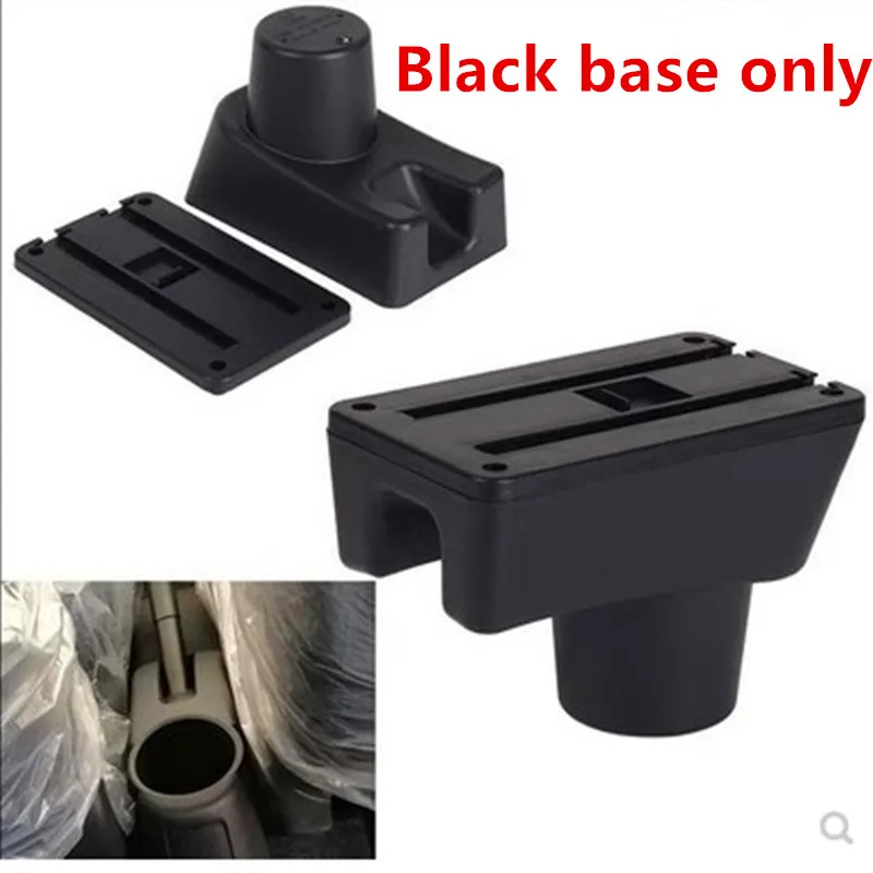 Black base only Подлокотник для mitsubishi space star - Название цвета: Black base only