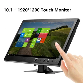 10,1 дюймовый 1920x1200 портативный монитор для PS3/PS4 XBOX360 Raspberry Pi система видеонаблюдения с VGA HDMI BNC USB сенсорный ЖК-экран