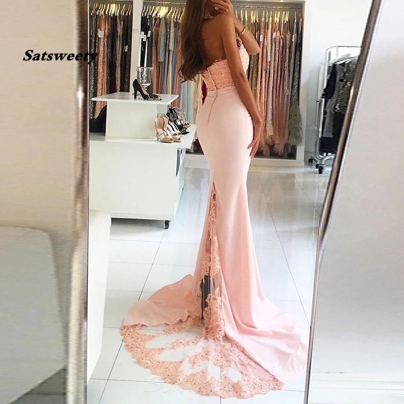 Halter-Mermaid-Long-Prom-Dresses-2020-Sexy-Pink-Vestido-Madrinha-Evening-Dress-Party-Elegant-With-Belt (1)
