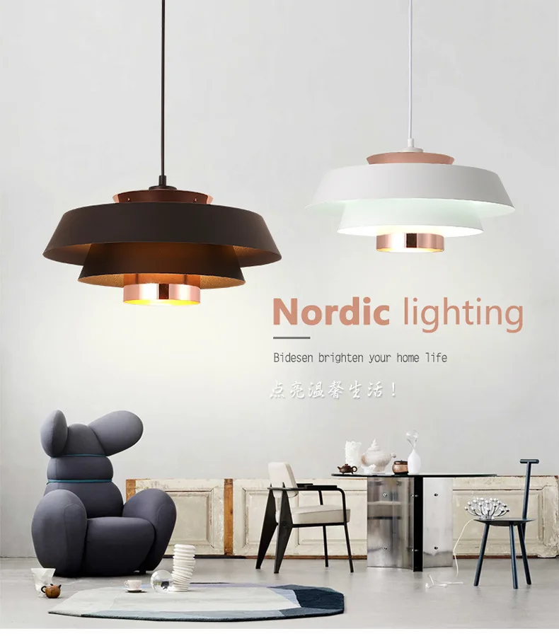 Modern LED Pendant Lights Nordic PH E27 Hanging Lamp for Living Room Bedroom Restaurant Coffee Bar Home Decor Lighting Luminaire