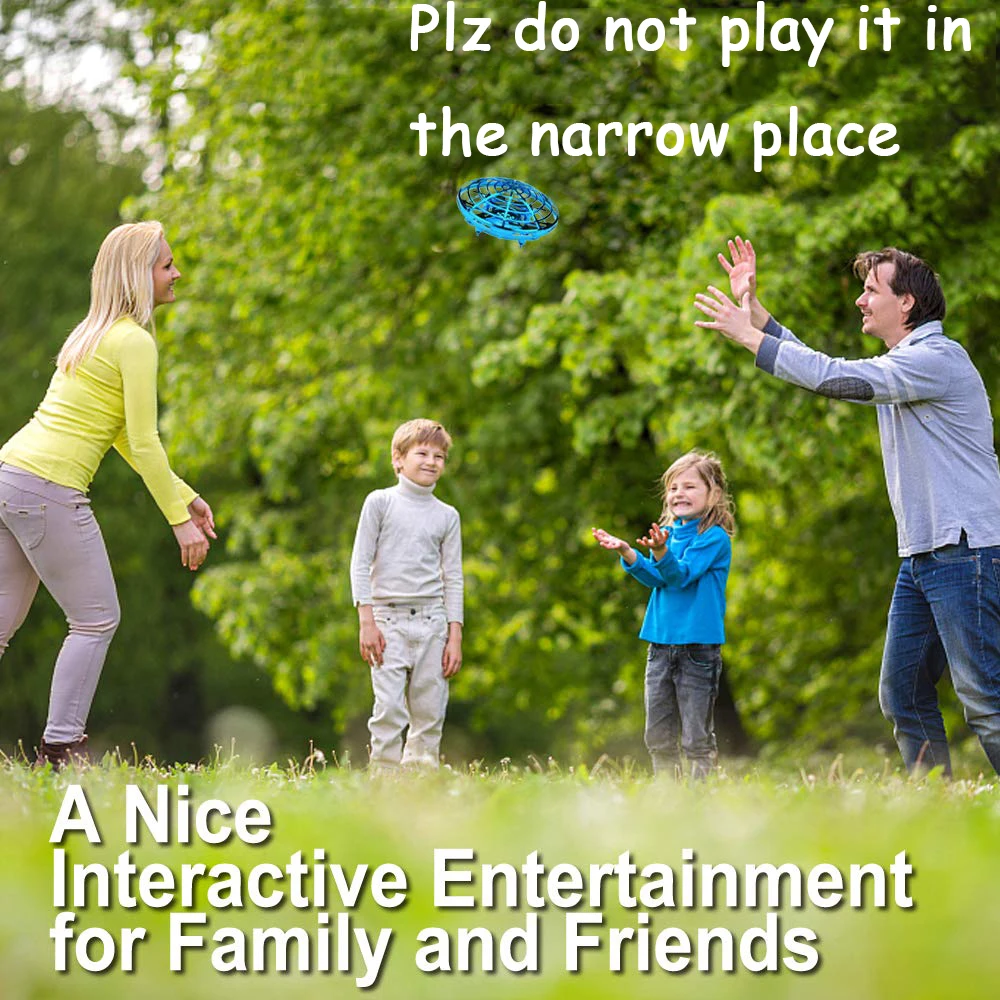 Hot Sale Mini Drone UFO Hand Operated RC Helicopter Quadrocopter Dron Infrared Induction Aircraft Flying Ball Toys For Kids 4.2