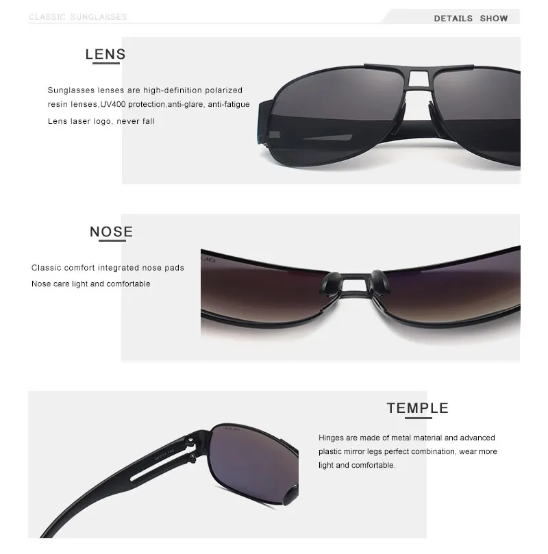 OLEY модные Поляризационные солнечные очки пилота для мужчин и женщин фирменные очки для вождения авиационные солнцезащитные очки для мужчин/Wome винтажные очки Gafas