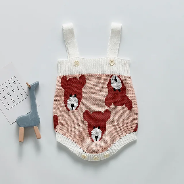 Infant Baby Cartoon Sweater Suit 