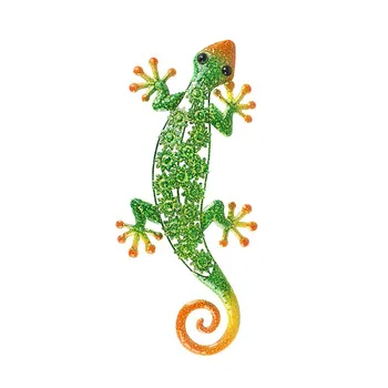 

Metal Gecko Wall Decoration Iron Artwork Home Decoration Animal Wall Lizard Art Sculptures Outdoor Statues Yard Decoration R5184
