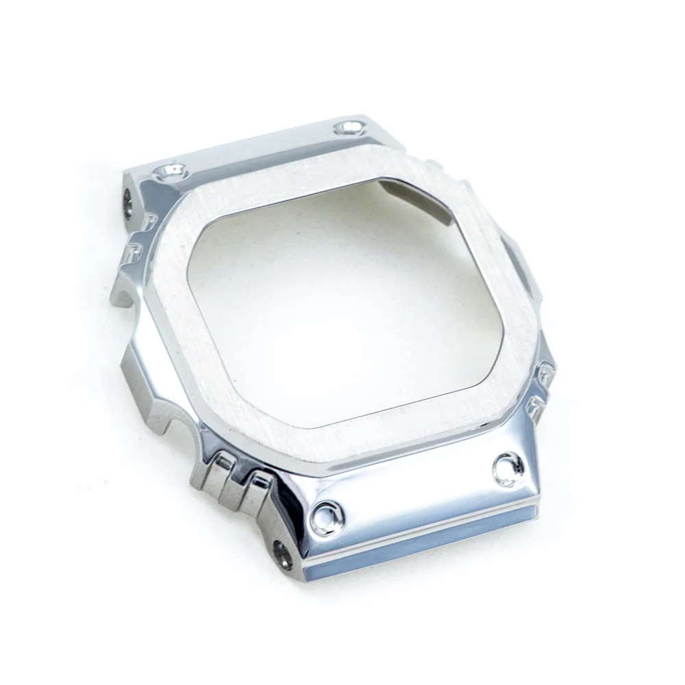 GMW-B5000 обновления Серебряный набор часы модификация ремешок для часов ободок/чехол нержавеющая сталь