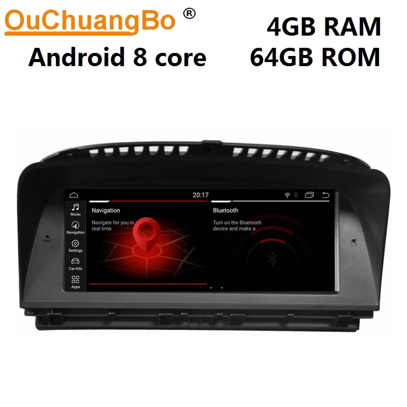 Ouchuangbo авто радио медиаплеер для 7 серий E65 E66(2001-2012) с Android 9,0 gps 8,8 дюймов 4 Гб+ 64 ГБ