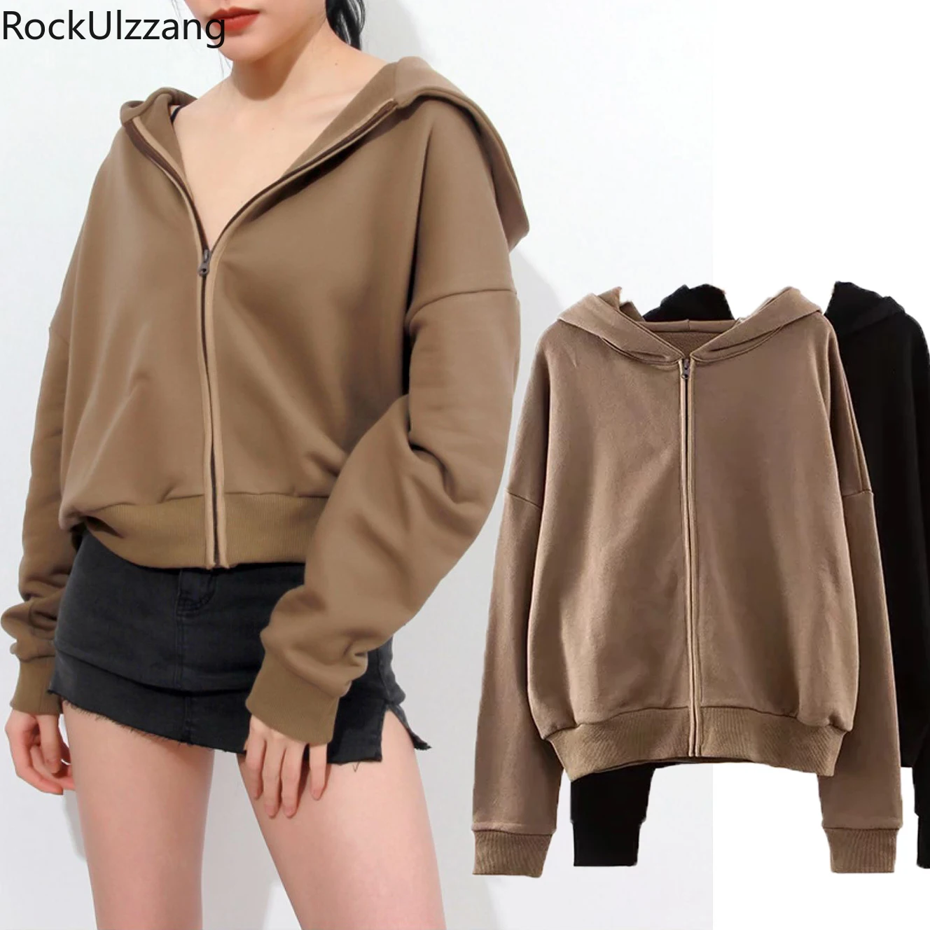 solid black pullover hoodie