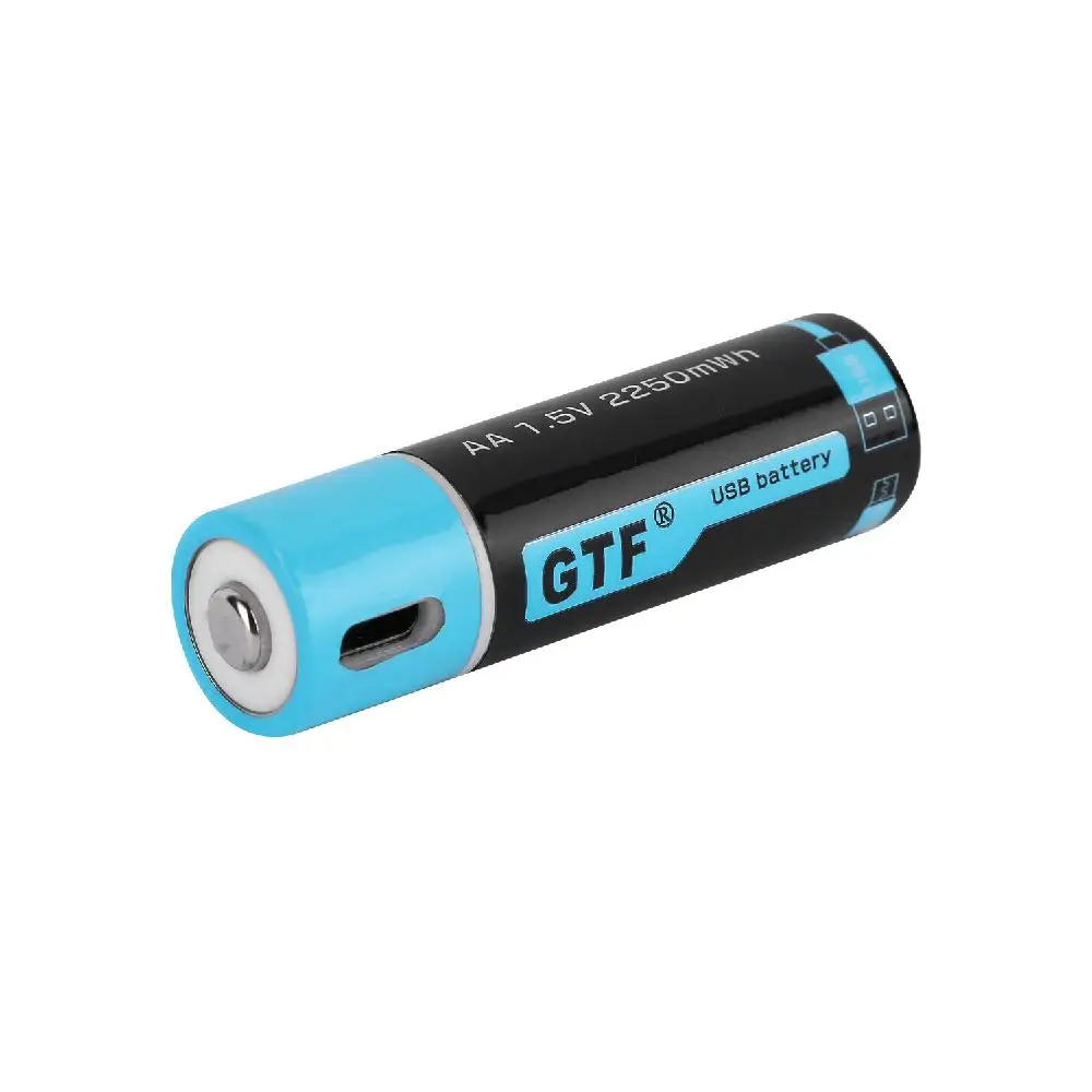 2 шт USB аккумуляторная батарея аа 1500mAh 1,5 v Быстрая зарядка литиевая батарея