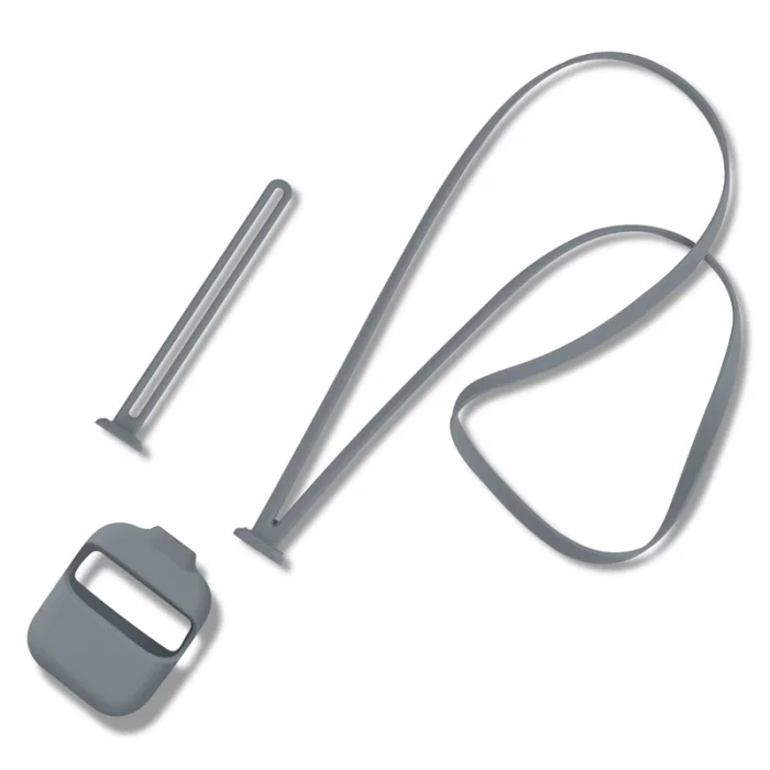 Силиконовый чехол защитный чехол с ремешком противоударный для Airpod 1/2 FKU66