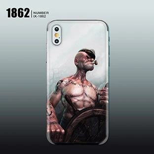 1862 GOOYIYO-наклейка для iPhone 11 Pro Max X XR XS Роскошная DIY камуфляжная наклейка мультяшная виниловая кожа 6 6S 7 8 Plus наклейка для телефона - Цвет: 1862
