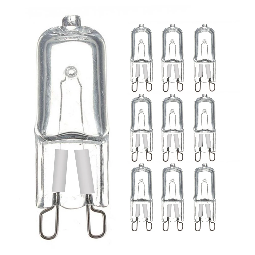 10 & 20 packs G9 halogène capsule transparente ampoule lampes 240V 20W watt 5 1 2 