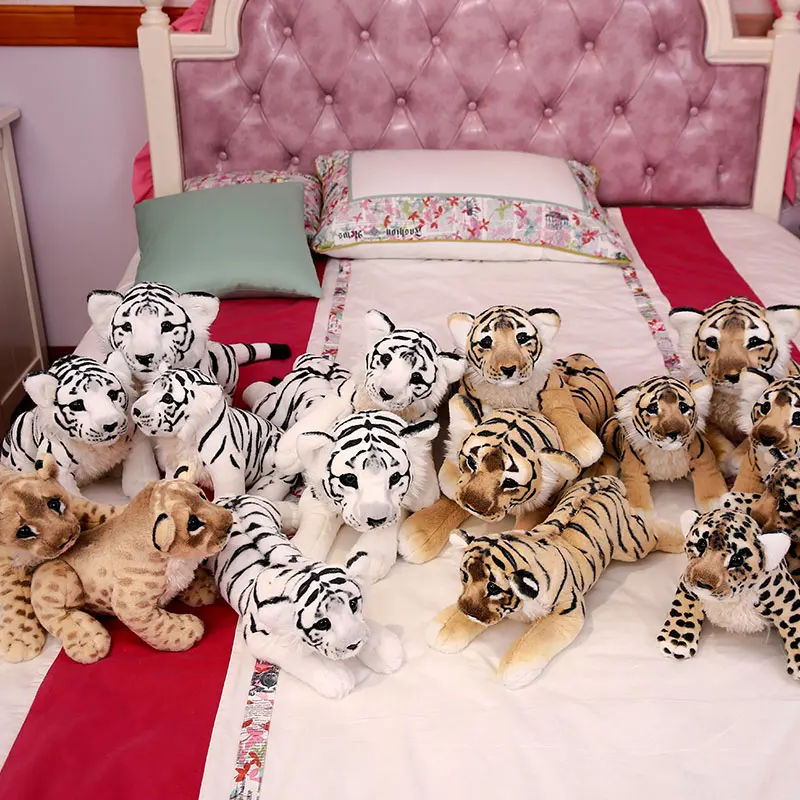 Мягкие животные тигр, плюшевые игрушки подушка животное лев Peluche Kawaii кукла хлопок девочка Brinquedo игрушки для детей