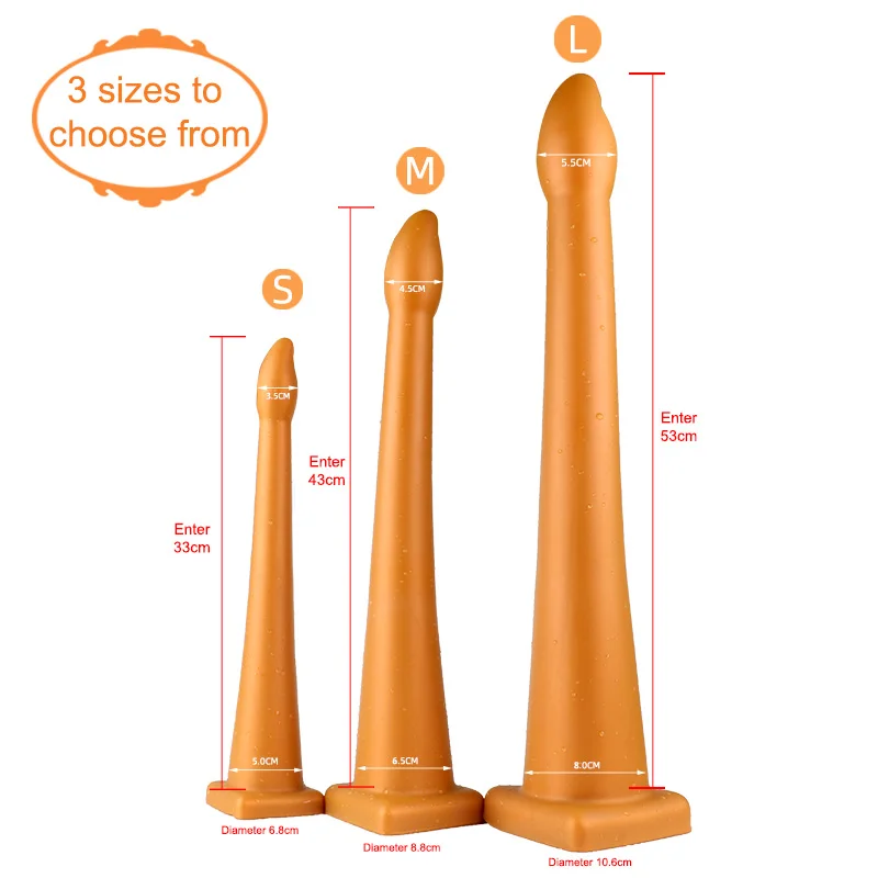 Super Long Silicone Anal Plug Dildo Anus Backyard Anal G Spot Prostata Massage Butt Plug Sex Toys For Woman Men Gay Butt Plug 6
