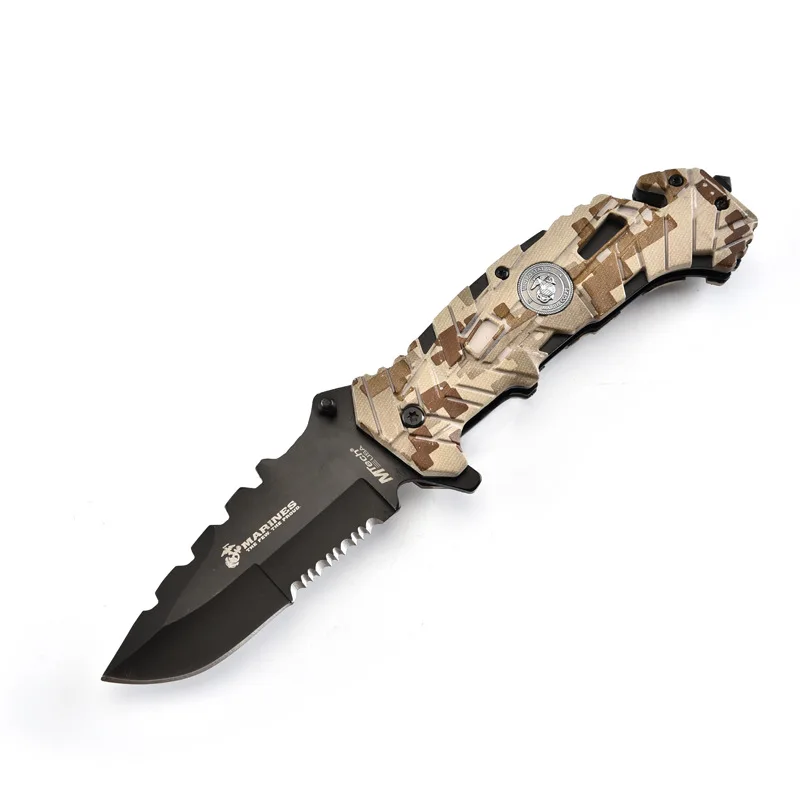 

Outdoor tool knife high hardness folding knife stainless steel portable knife sharp tactical knife self-defense folding knife
