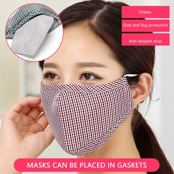 

Reusable Dustproof facemask masque Pm2.5 Windproof Foggy Haze Pollution Respirato Activated Carbon Filter Pm2.5 For Men Women