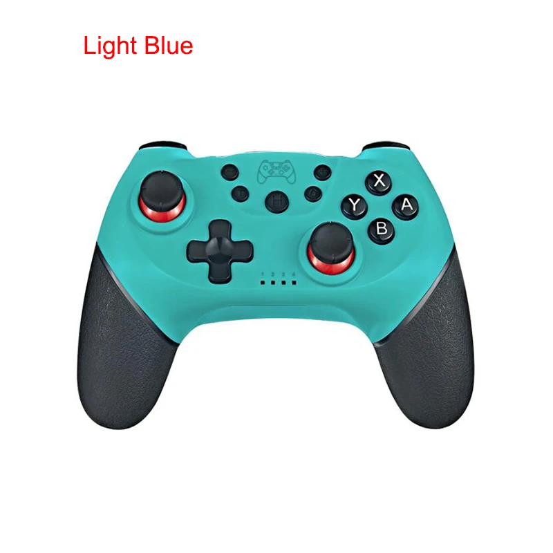 Light Blue Беспроводной Bluetooth геймпад для Nintendo Switch Pro контроллер Bluetooth джойстик игровой консоли 6-осевой ручка для NS Переключатель - Цвет: Light Blue