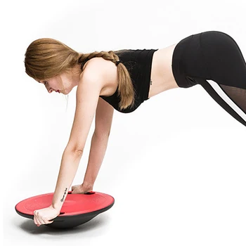 

1 pcs Balance Board Yoga Yym Strong Bearing Round Plate Waist Twisting Anti Skid Balance Plate Practice Sports Non Slip Exercise