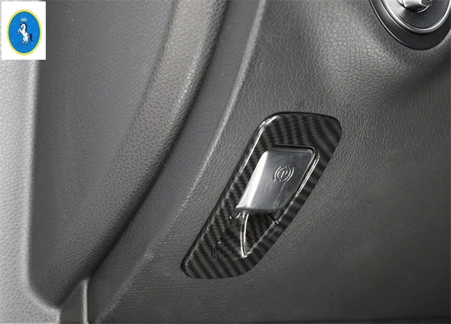 Yimaautotrim авто аксессуар Электрический ручной стояночный тормоз Кнопка Крышка отделка подходит для Mercedes Benz E класс E300 W213