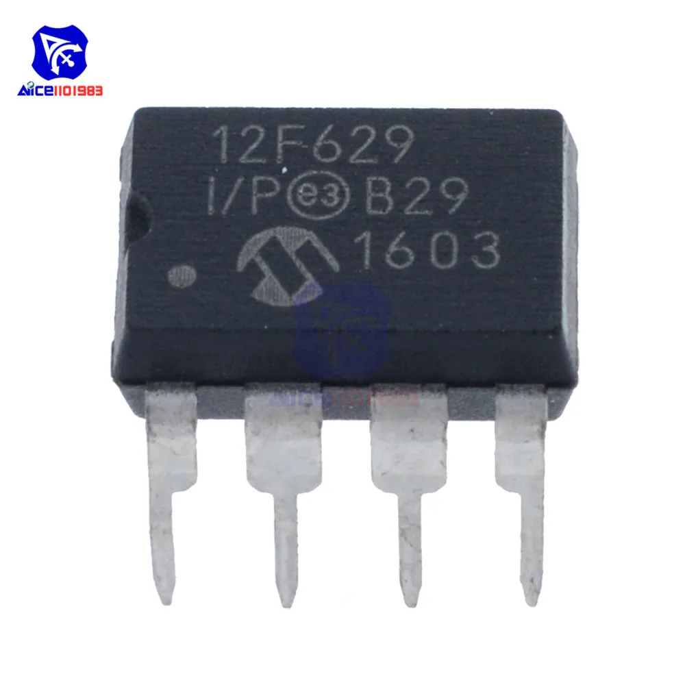 Diymore 5pcs Lot Ic Chips Pic12f629 I P 12f629 I P 12f629 Dip 8 Mcu Ic Microchip Original Integrated Circuits Integrated Circuits Aliexpress