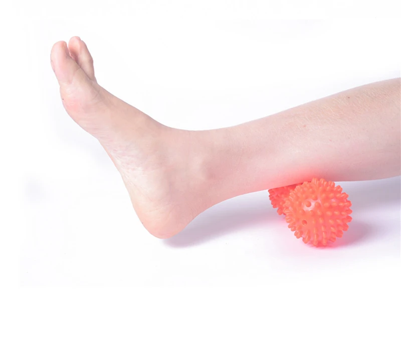 Peanut Shape Massage Yoga Sport Fitness Ball Durable PVC Stress Relief Body Hand Foot Spiky Massager Trigger Point Foot Pain
