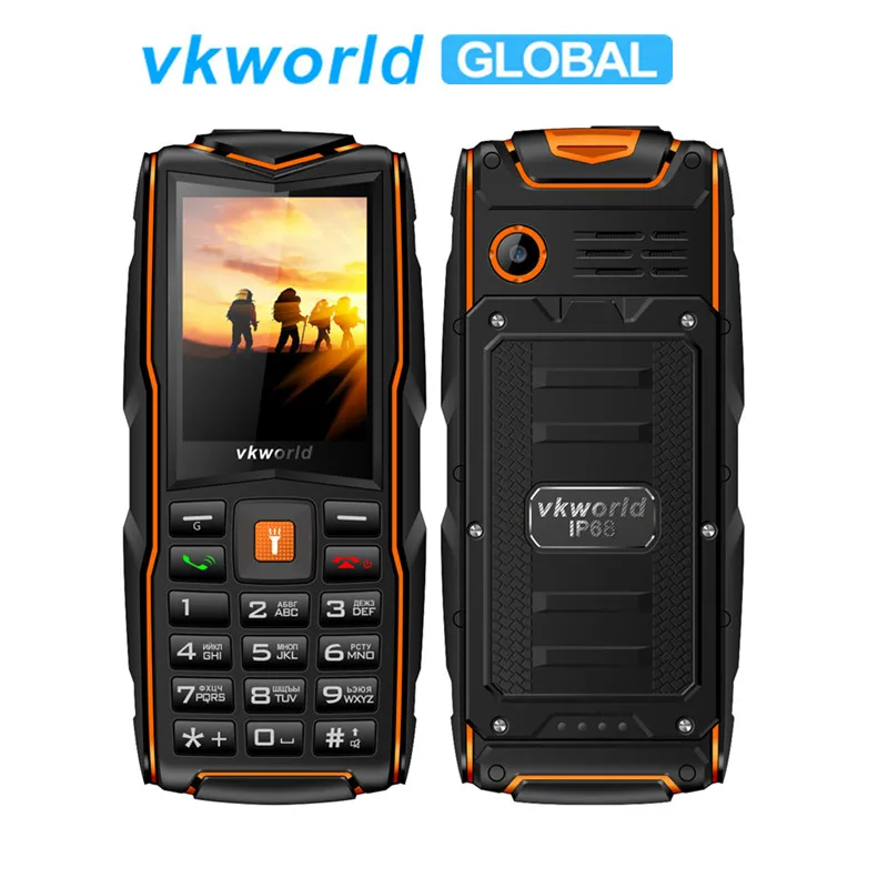 Оригинальный VKworld New Stone V3 Мобильный Телефон IP68 Водонепроницаемая вспышка 2 4 дюйма