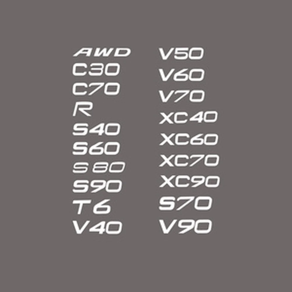 1pc Voiture Coffre arrière Sticker Autocollant Bande de protection pour  Volvo Awd Xc60 Xc90 S60 V40 V50 V70 T6 S80 V60 S40 S60 C30 C70 Accessoires