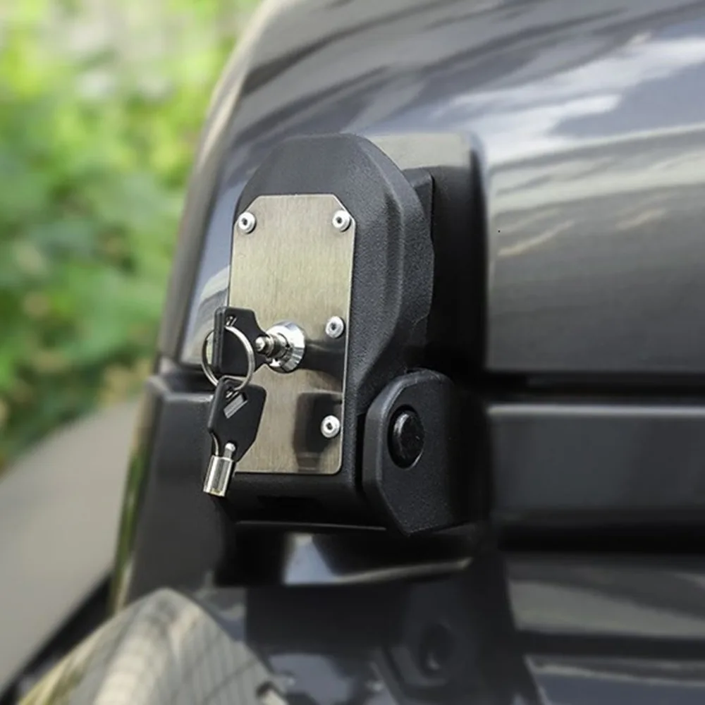 Для Jeep Wrangler Jl Jlu замок фонаря пряжки двигателя автомобиля защелка крышки замка безопасности с ключом