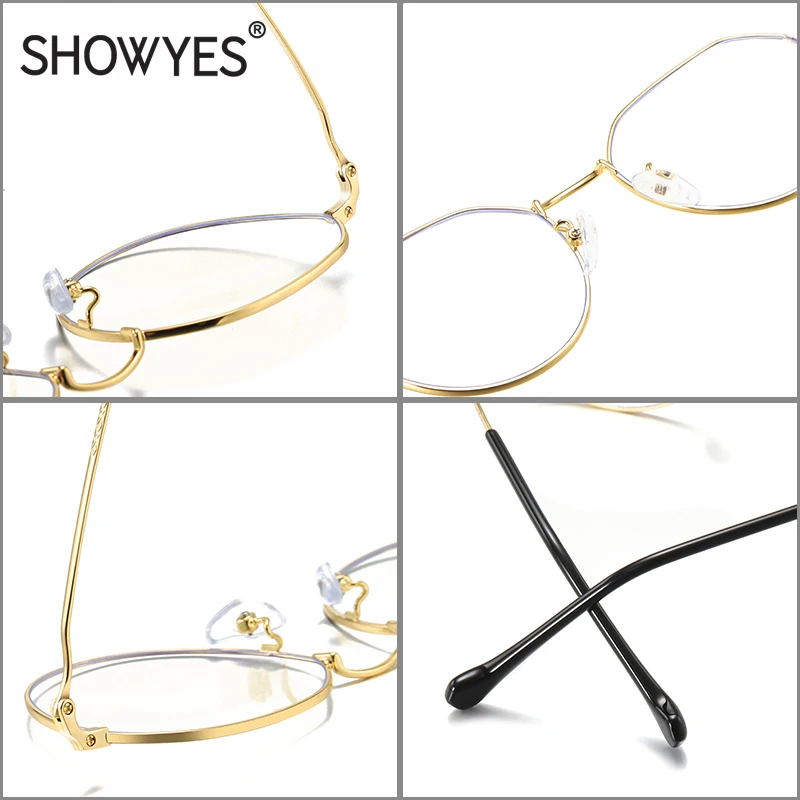 SHOWYES, синие блокирующие очки, женские простые очки, легкая оправа, известный дизайнер, Овальные, анти-голубые лучи, игровые очки 023
