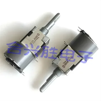 

RK168 motor potentiometer double channel A20K * 2 shaft length 30MM with tap Shaft length 30MM