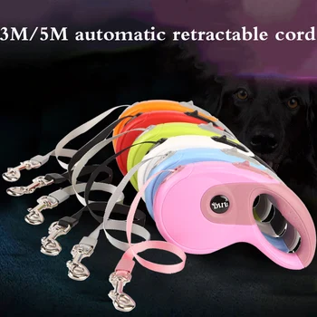 

High Quality Spot Pet Traction Rope 3M5M Dog Traction Rope Auto-retractable Small and Medium Dog Traction Rope