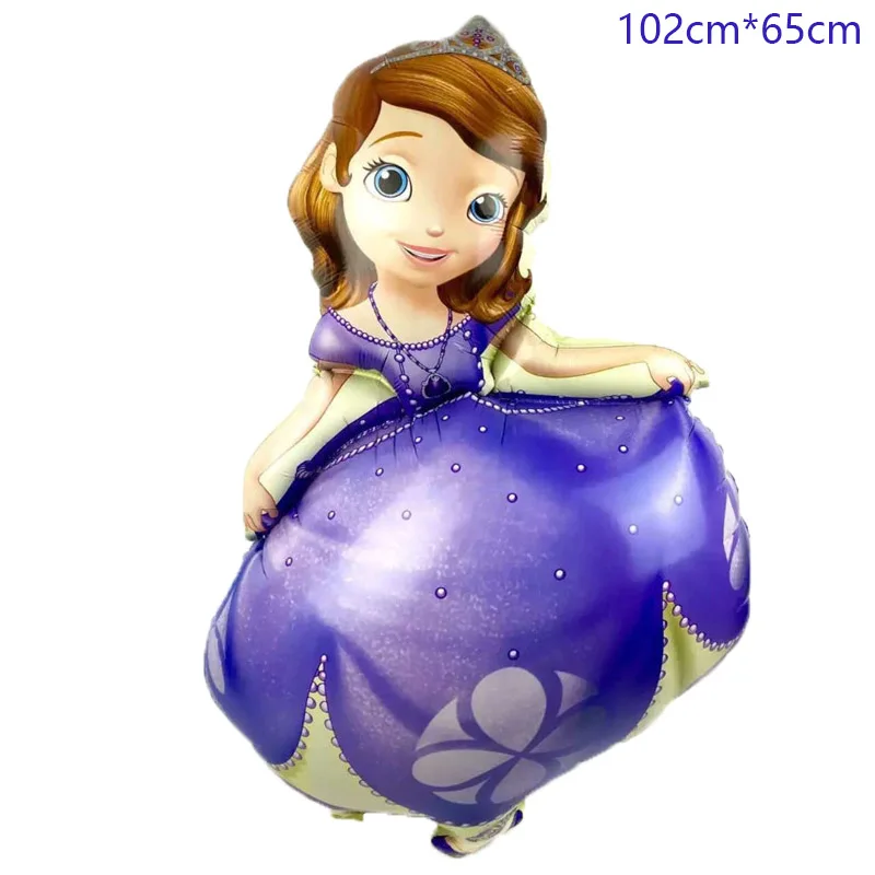 1 шт. принцесса в виде торта праздничные шары Белль фольгированные шары Эльза Анна Принцесса Белоснежка с днем рождения воздушные шары София - Цвет: Светло-серый