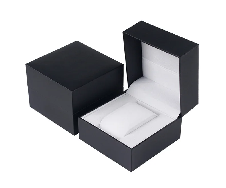 

High-end watch box atmosphere flip plastic plastic watch box gift box custom made watch box box processing printing LOGO