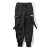 Rubans Sarouel Jogging Pantalon Cargo Homme Streetwear 2022 Hip Hop Décontracté Poches Pantalons De Survêtement En Coton Hommes Harajuku Mode Pantalons ► Photo 3/3