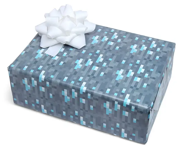 

Pixel Game Gift wrapper Miner Birthday Party Festive Decorations Supplies Toys Gift Free Gift wrapper 3pcs/Set