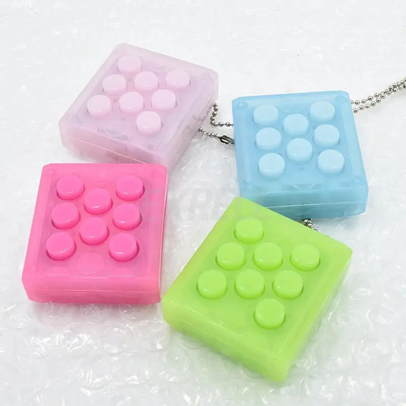 Hot sale Mini Toy Puchi Puchi Endless Pop Pop Novelty Infinite Bubble Crazy Gadget Wrap Relieve Stress Key Chain Squeeze