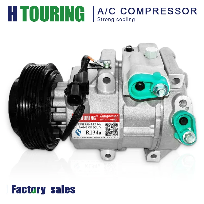 DV16 AUTO AC Compressor For Car Kia Sorento air conditioner compressor 97701-2P300 97701-2F800 97701-2V000 12V 6pk | Автомобили и