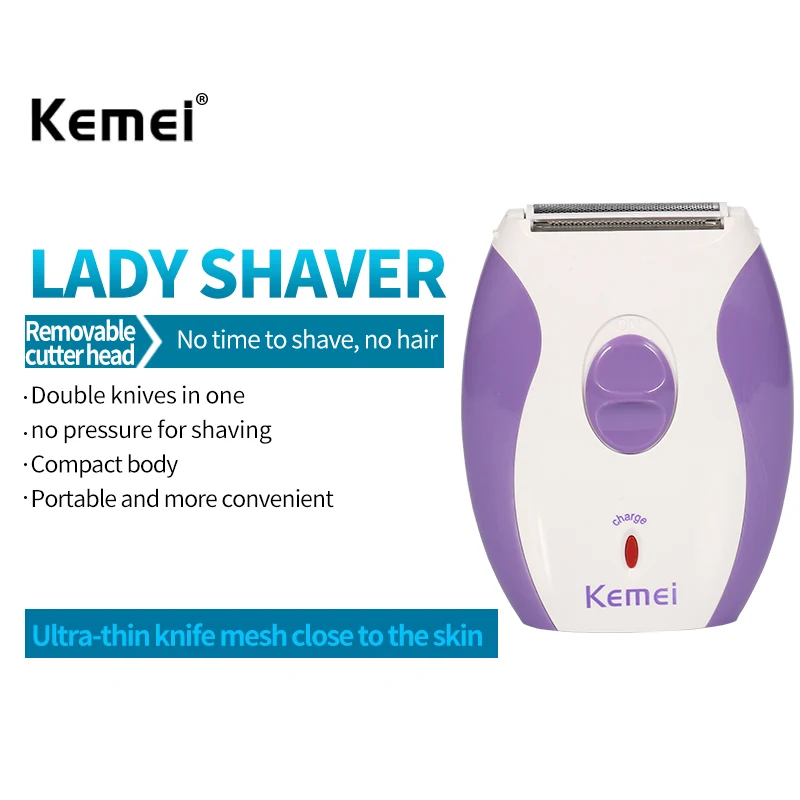 Kemei 280R перезаряжаемый женский эпилятор электробритва бритва шерсть депилятор